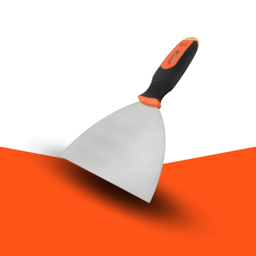 150mm Wall Scraper & Screwdriver Bit, Plastering Rendering Decorating Scraper, Stainless Steel, Soft Grip with