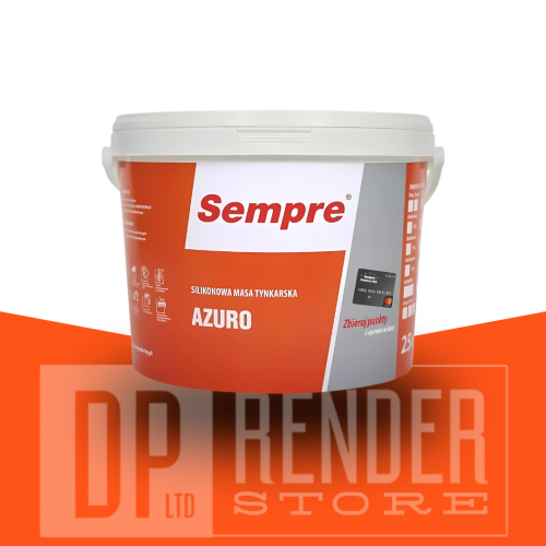 Azuro - Silicone Top Coat Render - White - 25kg
