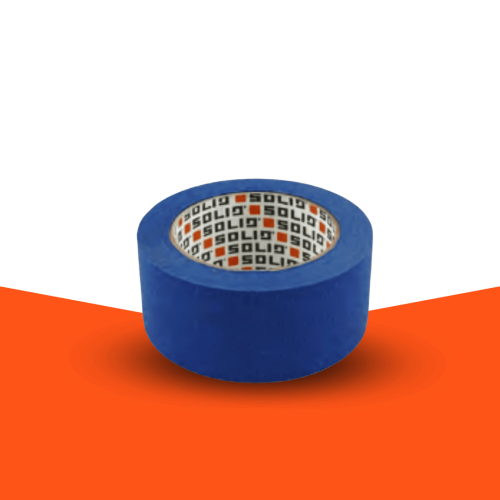 Solid® - 30mm x 50m Masking Tape - Strong Glue Masking Tape - A Universal Multi-Purpose Tape Designed for Masking a Wide Range