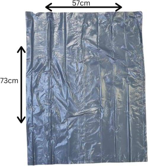 Mega Pack 60L Super Strong 100% Recycled Plastic Bags - Trash Bags/ Black Bags/ Bin Bags - x20 - Image 3