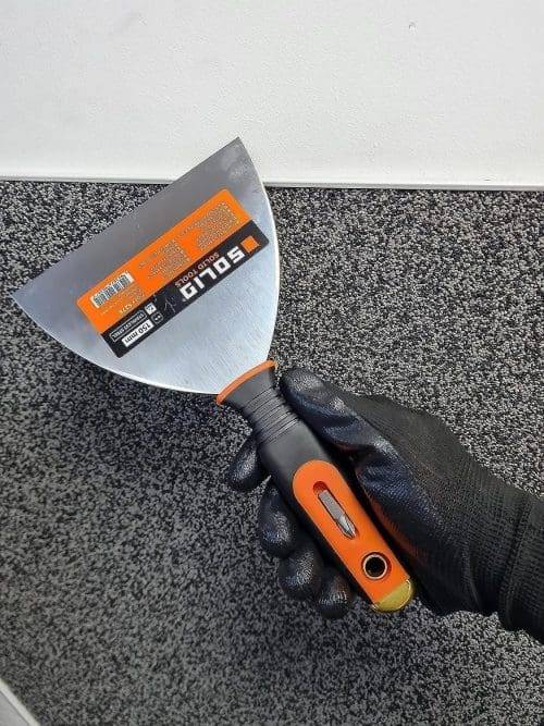 150mm Wall Scraper & Screwdriver Bit, Plastering Rendering Decorating Scraper, Stainless Steel, Soft Grip with - Image 3