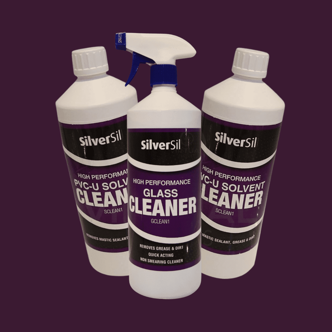 SilverSil® Window Cleaning Kit ( Solvent X2 Glass Cleaner X1 ) DP