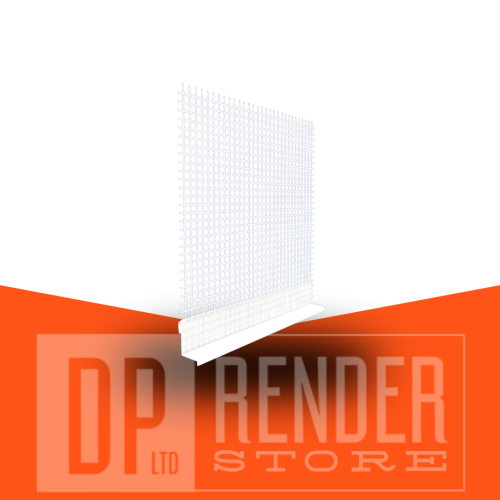 uPVC Stop Bead with Mesh 6mm (2.5m)