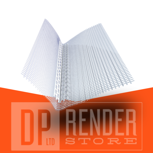 PVC Mesh Corner Bead (2.4m) Pack x25