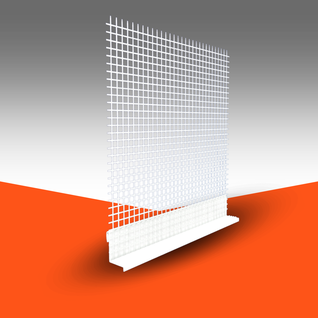 uPVC Clip On Bead with Mesh 6mm (2.5m) TRUELINE