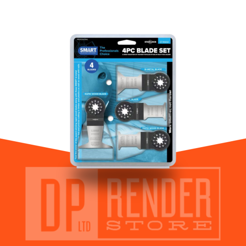 SMART 4pc BLADE SET WOOD & NAILS