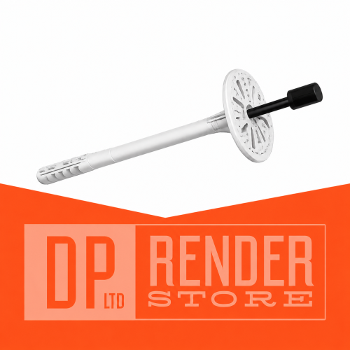 Plastic pin insulation fixings 10mm and 8mm generic EWI anchors